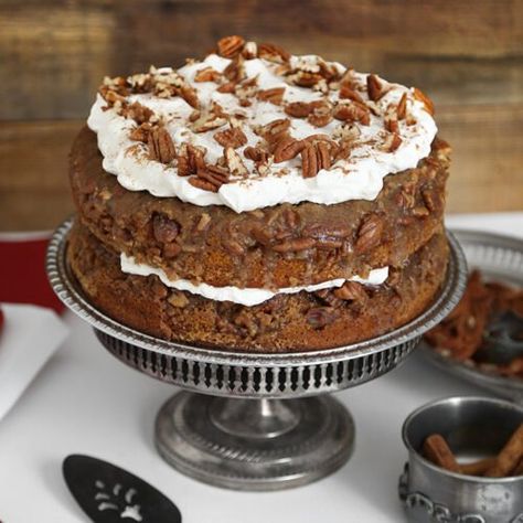 Pumpkin Torte, Pecan Praline, Torte Recipe, Pecan Pralines, Pumpkin Pecan, Delicious Cake, Pumpkin Dessert, Fall Desserts, Pecans