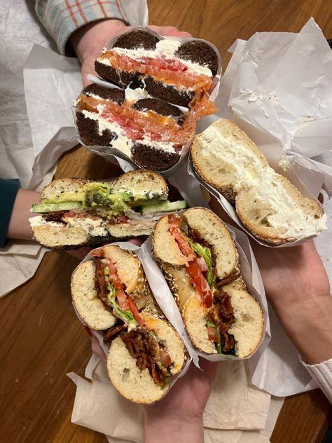 Nyc Bagels, Bagels Nyc, Bagel Breakfast, New York Bagel, Apple Bite, Best Bagels, Breakfast Bagel, Bagel Shop, New York Food