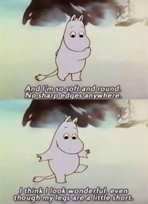 Moomin Valley, Jrr Tolkien, Clueless, 귀여운 동물, Pretty Words, Body Positivity, Make Me Smile, Cute Art, Mood Board