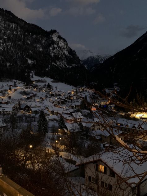 Vision Board Dark Aesthetic, Switzerland At Night, Under The Never Sky, No One Knows Me, Winter In Switzerland, Divine Feminine Aesthetic, Evermore Aesthetic, Almost Maine, Evening Aesthetic