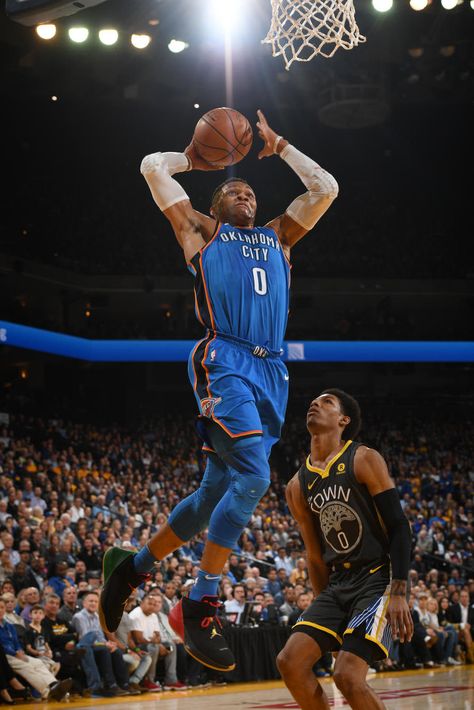 #WeAreThunder: Oklahoma City Thunder v Golden State Warriors Westbrook Okc, Westbrook Nba, Thunder Nba, Durant Nba, Okc Thunder Basketball, Seattle Storm Basketball, Thunder Basketball, Nba Golden State Warriors, Rugby Men