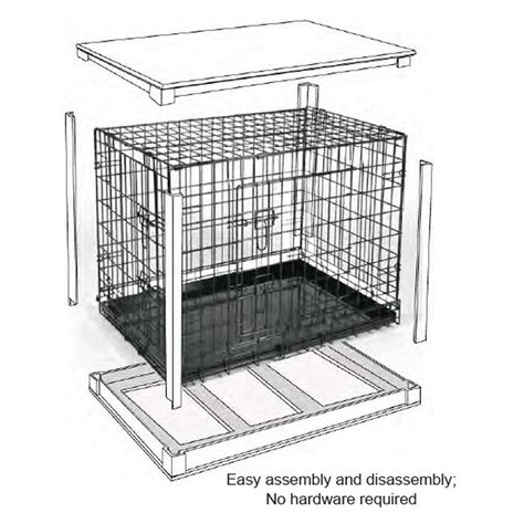 Archie & Oscar™ Ansel Deluxe Pet Crate & Reviews | Wayfair Dog Crate Table, Wood Dog Crate, Diy Dog Crate, Dog Crate Cover, Dog Kennel Furniture, Diy Dog Kennel, Dog Crate Furniture, Dog Area, Dog Rooms