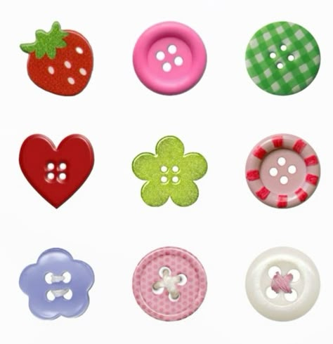 button stickers #stickers #button Scrapbook Png Stickers, Button Png Aesthetic, Sticker Cutouts, Aesthetic Buttons, Flower Scrapbook Stickers, Button Drawing, Button Collage, Item Png, Cute Digital Stickers