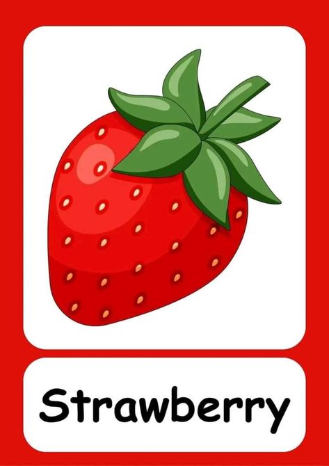 Computer Classroom Decor, Alphabet Flash Cards Printable, Fruit Names, English For Beginners, Cake Logo Design, English Worksheet, Fruits For Kids, School Coloring Pages, Toddler Arts And Crafts