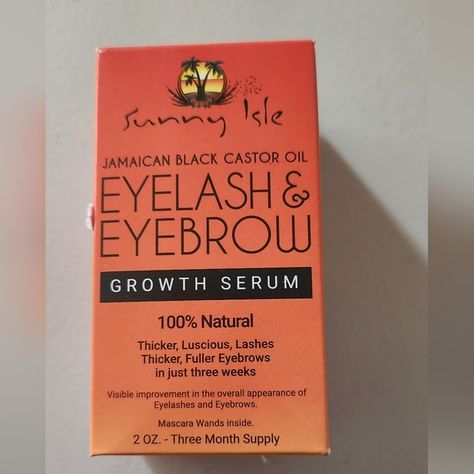 Sunny Isle Eyelash and Eyebrow Growth Serum Eyebrow Serum Growth, Eyelash And Eyebrow Growth Serum, Castor Oil Eyelashes, Eyebrow Growth Serum, Eyebrow Serum, Eyebrow Growth, Victoria Secret Fragrances, Jamaican Black Castor Oil, Serum Face