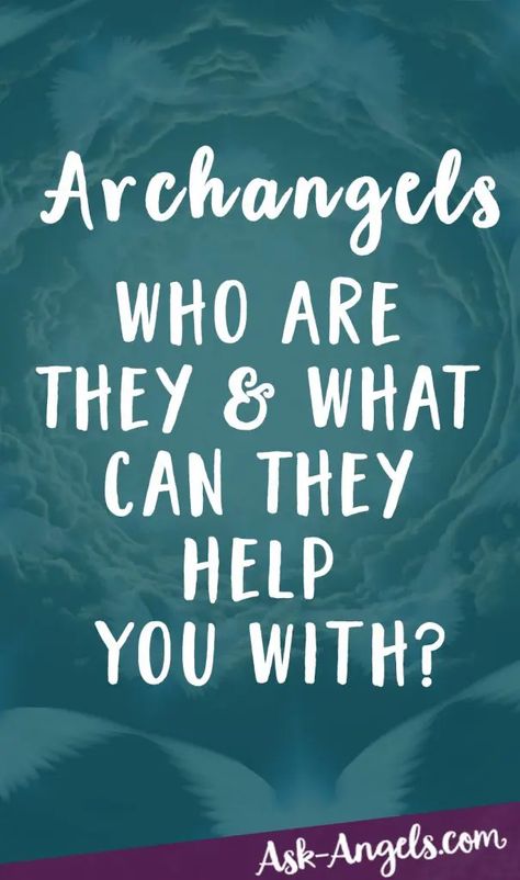 Who Are the Archangels? Learn Archangel Names and Meanings Who Are The Archangels, Archangels Names, Archangel Zadkiel, The Archangels, Archangel Uriel, Archangel Prayers, Angel Spirit, Angel Guide, Archangel Raphael