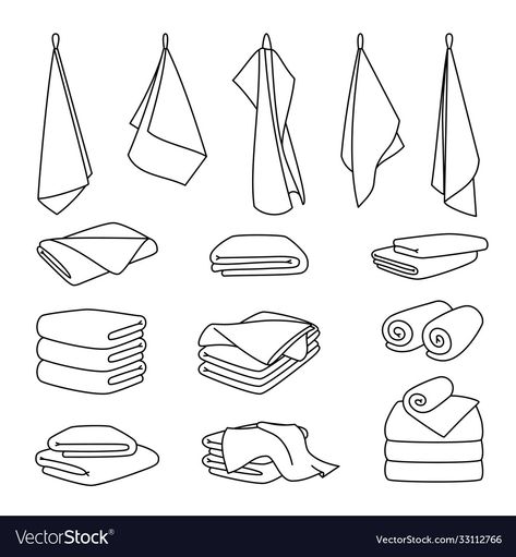 Gacha Towel Prop, Hanging Clothes Illustration, Towel Illustration, Towel Drawing, Bath Drawing, Kitchen Vector, Bathroom Illustration, Bathroom Drawing, Sewing Atelier