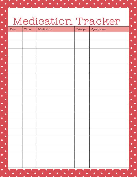 Free Printables - medication tracker is useful for organizing medication too. School Nurse Forms Free Printable, Medication Tracker Printables Free, Organizing Medication, Organizing Medications, Medication Chart Printable, Medicine Tracker, Medical Printables, Medical Binder Printables, Medication Log