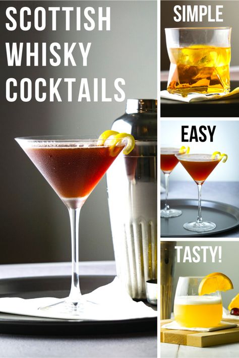 Scottish Cocktails, Scottish Drinks Cocktails, Drambuie Cocktails, Scotch Whiskey Drinks, Whisky Recipes, Cranachan Recipe, Whisky Sour Recipe, Scottish Scran, Traditional Scottish Food