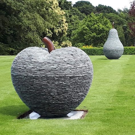 Cawdor Castle, James Parker, Slate Garden, Metal Sculptures Garden, Sea Cliff, Metal Sculptures, Dry Stone, Tree Carving, Apple Pear