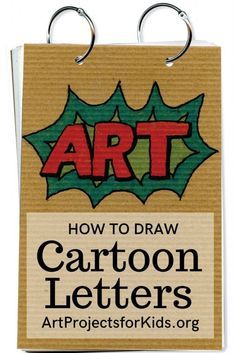 Cartoon Art Lessons, Art For Kids Easy Drawing, Art Project For Kids, Art Lessons Middle School, 4th Grade Art, Art Journal Cover, Draw Cartoon, Easy Art Projects, Art Lessons For Kids