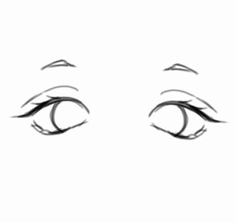 Eye Base Sketch, Anime Eyes Base Drawing, Drawing Poses Eyes, Easy Eye Reference, Eyes Drawing Reference Simple, Eyes Drawing Easy Anime, Anime Face Base Drawing Reference, Anime Eyes Reference Sketch, Female Eye Drawing Reference