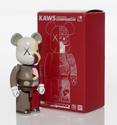 ⭐️Private Sales⭐️ Now for sale from one of our members: KAWS - Bearbrick Dissected Companion 200% - 2009 Kaws Bearbrick, Kaws Painting, Painted Metal, Metal Sculpture, Metallic Paint, Lovers Art, New Art, Original Box, It Cast