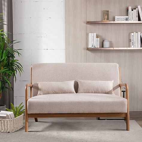 Love Seat Sofa, Office Wood, Trendy Sofas, Mid Century Modern Accent Chairs, Modern Loveseat, Couch And Loveseat, Japanese Interior Design, Modern Accent Chair, Japanese Interior