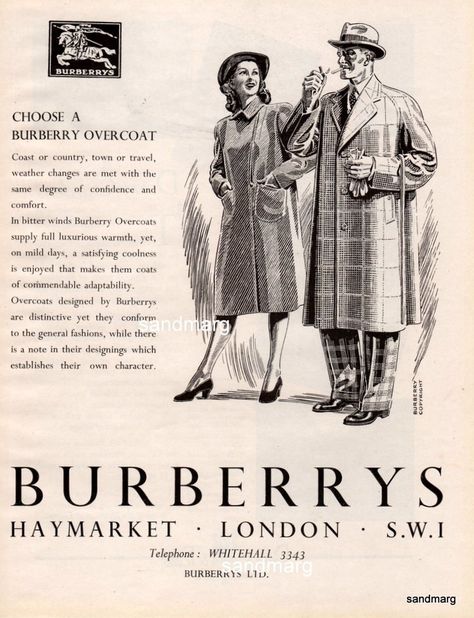 Burberry Aesthetic, Burberry Print, Burberry Classic, Brand Icon, Print Advertisement, Fashion D, Burberry Vintage, Humphrey Bogart, Vintage Mens Fashion