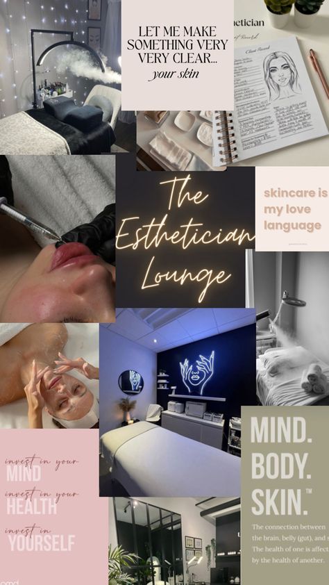 Spa Room Ideas Estheticians, Esthetician Inspiration, Becoming An Esthetician, Esthetician Quotes, Medical Esthetician, Esthetician School, Medical Aesthetician, Esthetician Room Decor, Esthetics Room