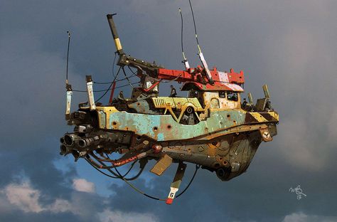 Twitter / ianmcque: 'Remora Type C'. ... Ian Mcque, Flying Ship, Steampunk Airship, Flying Boat, Concept Ships, Science Fiction Art, 판타지 아트, Vehicle Design, Dieselpunk