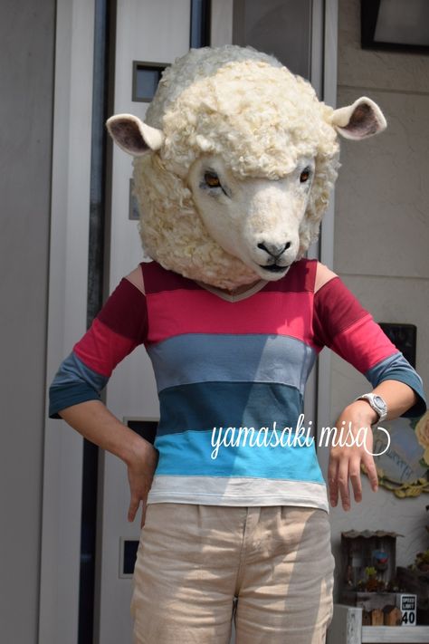 Sheep Cosplay, Sheep Costume, Sheep Mask, Lamb Costume, Sheep Costumes, Sheep Face, Sheep Head, Animal Cosplay, Sheep Breeds