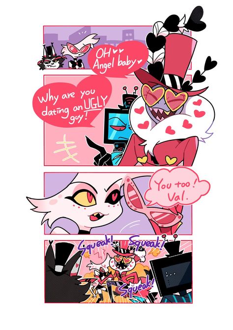 Hazbin Hotel Comic, Angle Dust, Walpapers Cute, Hazbin Hotel Angel, Hazbin Hotel Art, Hazbin Hotel Charlie, Hotel Trivago, Monster Hotel, H Hotel