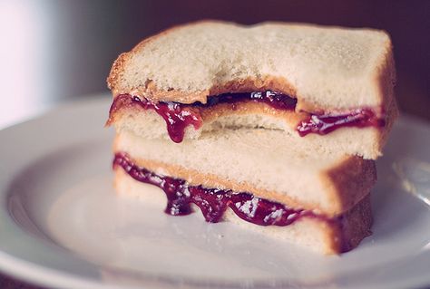 Here are 14 delicious ways to celebrate National PB&J Day [hellogiggles.com] Jam Sandwich, Lilo Y Stitch, Peanut Butter Jelly, Lilo And Stitch, Favorite Holiday, Nom Nom, Sweet Tooth, Comfort Food, Jelly