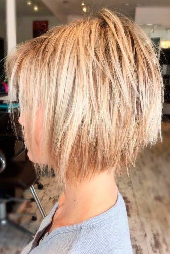 Stunning Short Layered Hairstyles ★ See more: http://lovehairstyles.com/stunning-short-layered-hairstyles/ Kort Bob, Short Layered Bob Haircuts, Short Layered Bob Hairstyles, Blonde Short, Cool Short Hairstyles, Layered Hairstyles, Layered Bob Hairstyles, Fishtail Braid, Long Pixie