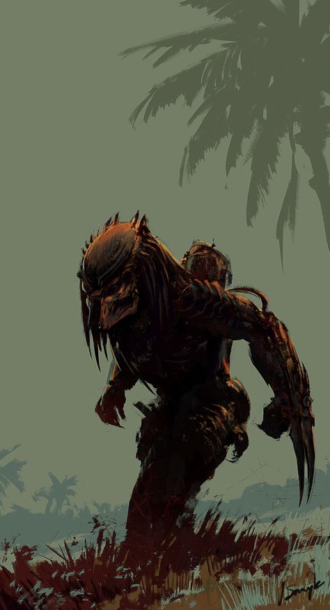 Predator Artwork, Predator Alien Art, Predator Movie, Arte Alien, Horror Artwork, Aliens Movie, Alien Concept, Alien Vs Predator, Alien Concept Art