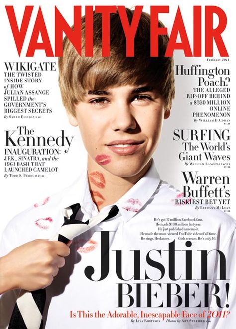 Magazine Cover Analysis Justin Bieber 2011, Justin Bieber Photoshoot, Vanity Fair Covers, Vanity Fair Magazine, Giant Waves, Teen Celebrities, I Love Justin Bieber, Justin Beiber, Love Justin Bieber