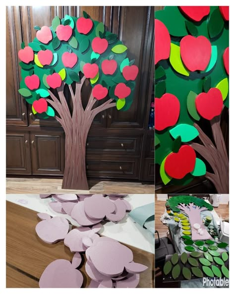 Family Tree Kids Project, Family Tree Ideas For Classroom, Creative Family Tree Ideas For School, How To Make A Tree For Classroom, Family Tree Ideas For School Project, Apple Tree Bulletin Board, Family Tree Ideas For Kids, Classroom Family Tree, Paper Tree Classroom