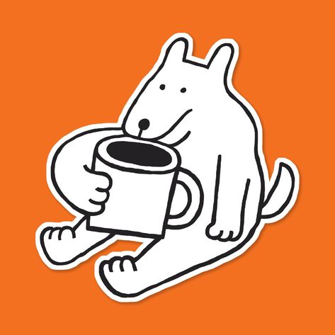 ✅⬆️CLICK THE LINK!!⬆️ Coffee Dog Vinyl Sticker. Add this cute decal to your car, laptop, or water bottle to show your love of coffee and dogs! #coffeedog #vinylsticker . #Stickers_Design_Ideas #Lawrence_Ks #Stickers_Design #Etsy_Stickers Lawrence Ks, Etsy Stickers, Stickers Design, Coffee Illustration, Planner Notebook, Coffee Stickers, Dog Illustration, Dog Stickers, Sticker Collection