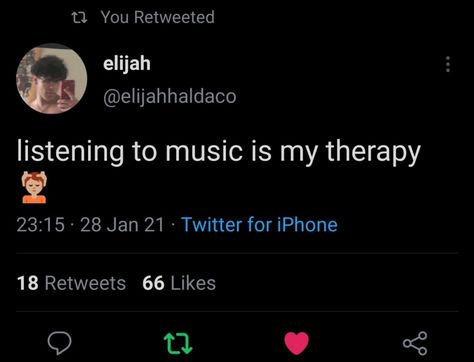 Music Is My Therapy Aesthetic, Music Quotes Twitter, Music Is Therapy Aesthetic, Music Is My Therapy Quotes, Tweets About Music, Music Therapy Aesthetic, Music Tweets, English Tweets, Working On Yourself Quotes