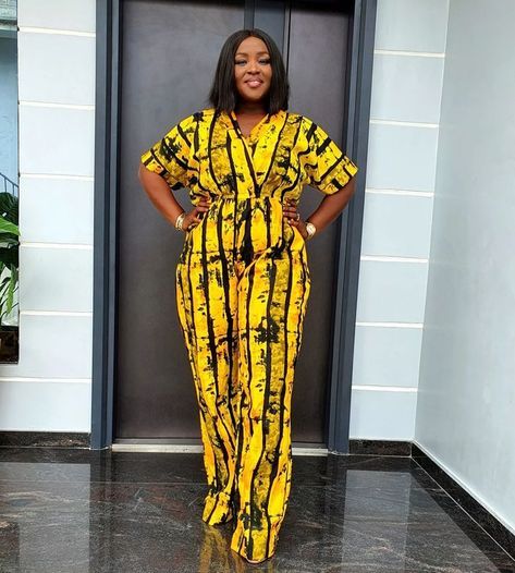 30+ stylish Ankara jumpsuit styles you should consider. - Stylish Naija Traditional Jumpsuit African Prints, Adire Jumpsuit Styles, Jumpsuit With Ankara, Ankara Short Trouser And Top, Palazzo Jumpsuit Outfit Classy, Ankara Jumpsuits For Women Casual, Ankara Palazzo Jumpsuit, Jumpsuit Ankara Styles, Ankara Jumpsuits For Women Classy