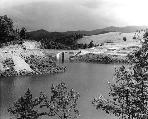 A view of the bridge across the Watauga River, a prong of Watauga Lake. Date: 	7/1/1949 Lake Date, Watauga Lake, Tennessee State, Photography Kit, Photography Courses, Take Better Photos, Photography Skills, The Bridge, Digital Photography