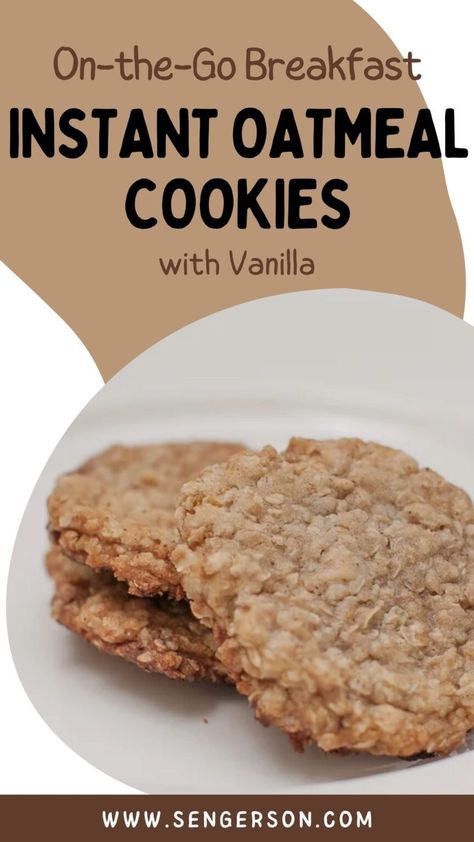 Oatmeal Bars With Instant Oatmeal, Oatmeal Cookies With Instant Oatmeal, Instant Oats Recipes Baking, Quaker Instant Oatmeal Recipes, Things To Make With Instant Oatmeal, Ways To Use Instant Oatmeal, Instant Oatmeal Cookies Easy, Quaker Instant Oatmeal Packets Recipes, Ways To Use Oatmeal