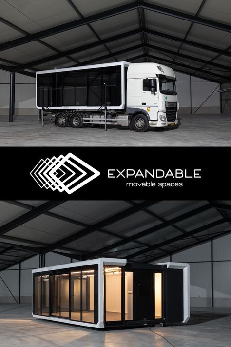 An Expandable mobile pop-up store, customizable and flexible, designed to interact directly with customers and showcase new products anywhere and anytime. Small Office Interior Design, Holiday Destinations In India, Tiny Office, Pod House, Steel Frame House, Mobile Living, Micro House, Prefabricated Houses, Retail Experience