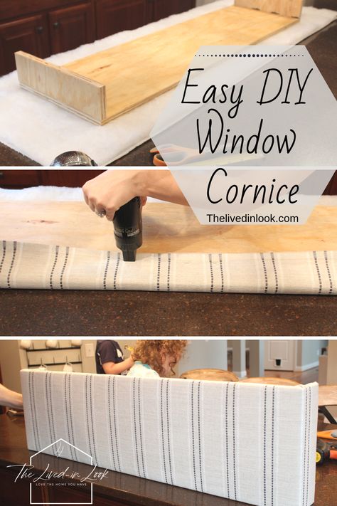 Cornis Boards Window Cornices, Cornice Boxes For Windows, Diy Curtain Valance Ideas, Window Cornice Fabric, How To Make A Pelmet Board, Cornish Boards For Windows, Diy Window Cornice Fabric Covered, Door Cornice Designs, Boho Cornice Board Ideas