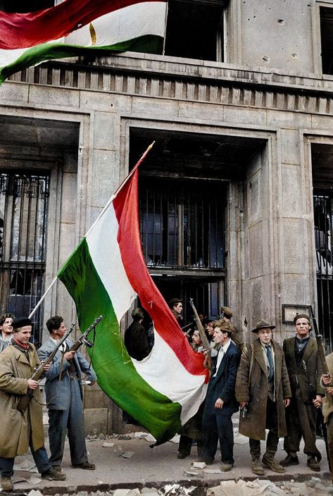 Hungarian Uprising (1956) People's Liberation Army, Soviet Army, Army Wallpaper, Military Army, Historical Pictures, Room Posters, Black And White Photographs, Historical Photos, Old Pictures