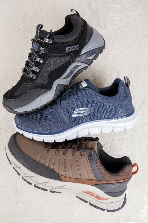 Skechers For Men, Shoes For Dad, Leather Slippers For Men, Mens Chukkas, Mens Slip On Shoes, Mens Skechers, Chukka Boots Men, Cap Mens, Chelsea Boots Men