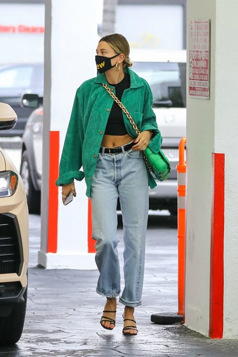 Haily Biber Looks, La Style Outfits, Hailey Bieber Street Style, Mode Dope, Looks Street Style, Hailey Baldwin, Celebrity Street Style, Hailey Bieber, Celebrity Outfits