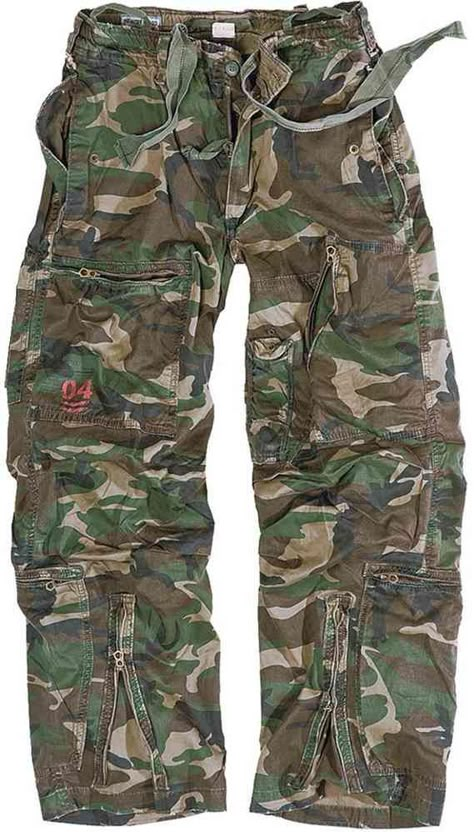 Cargo Hose, Trousers Mens, Army Style, Streetwear Pants, Trendy Streetwear, Army Fashion, Woodland Camo, Style Pants, Alternative Outfits