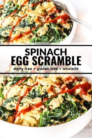 Spinach Egg Scramble, Spinach Eggs Scramble, Eggs With Spinach Breakfast, Spinach And Egg Recipes, Egg Scramble Recipes, Healthy Egg Scramble, Egg Spinach Bake, Scrambled Egg Recipes Healthy, Egg And Spinach Breakfast