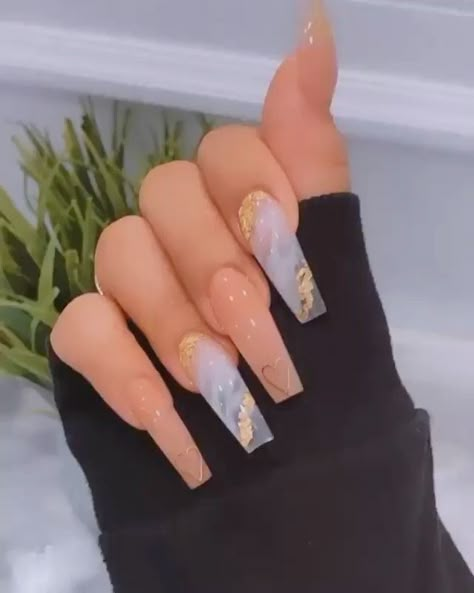 Trends Nails, Unghie Sfumate, Nails Trends, Ombre Acrylic Nails, Her Nails, Simple Acrylic Nails, Fall Acrylic Nails, Long Acrylic Nails Coffin, Acrylic Coffin