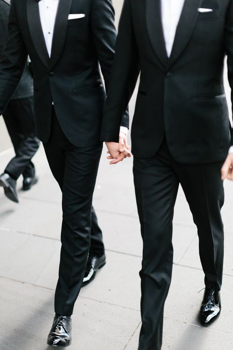 Two Men Aesthetic, Two Men In Suits, Lgbt Wedding, Gay Aesthetic, Lgbtq Wedding, Suit Men, Gay Wedding, Wedding Suits Men, Tuxedos