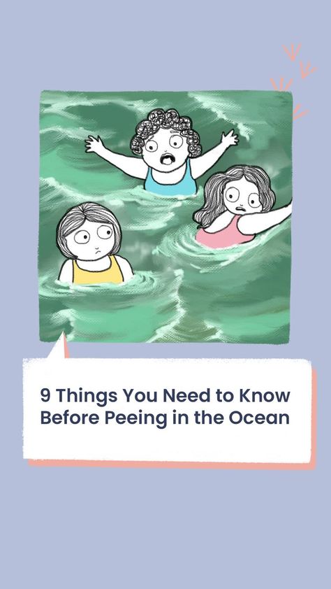 You might think it's harmless, but there's a lot you should know before you pee in the ocean again. Personal Bathroom, Need To Pee, To Pee, Lots Of People, In The Ocean, Things To Know, Life Lessons, The Ocean, Things To Think About