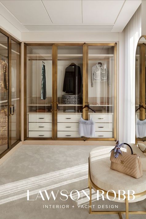 Luxurious Townhouse, Neoclassic Design, Modern Dressing Room, Dream Closet Design, Beautiful Closets, Walk In Closet Design, Event Bar, Luxury Closets Design, Doors And Floors