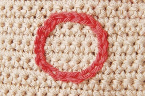 How to surface crochet Surface Crochet, Crochet A Flower, Stitches Crochet, Simply Crochet, Colour Texture, Crochet Circles, Your Crochet, Crochet Fabric, Crochet Magazine