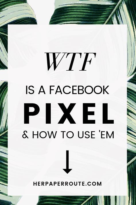 What is a facebook pixel how to use pixels to create facebook as that convert #pixels #facebookads #facebookpixel #business #marketingtips @herpaperroute herpaperroute.com Facebook Business Account, Facebook Followers, Affiliate Marketing Blog, Entrepreneur Advice, Creeped Out, Digital Marketing Trends, Facebook Pixel, Brand Loyalty, Engaging Content