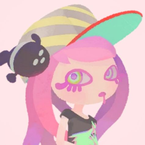 Harmony Splatoon Pfp, Harmony Splatoon, 3d Pfp, Splatoon Pfp, Splatoon Games, Splatoon 3, Squid Games, Phone Themes, Funky Art