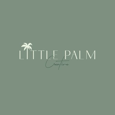 Palm Beach Branding, Palm Tree Logo Design Ideas, Palm Tree Branding, Palm Logo Design, Developer Branding, Palm Leaf Logo, Tropical Logo Design, Web Designer Logo, Tree Branding