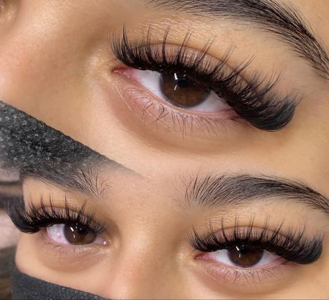 Eyelash Extensions Styles Volume, Spike Lashes Extensions, Volume With Spikes Lash Extensions, Wispy Spike Lash Extensions, Spike Lash Extensions, Wispy Hybrid Lash Extensions With Spikes, Volume Lash Extensions With Spikes, Eyelash Spikes, Hybrid Lash Extensions With Spikes