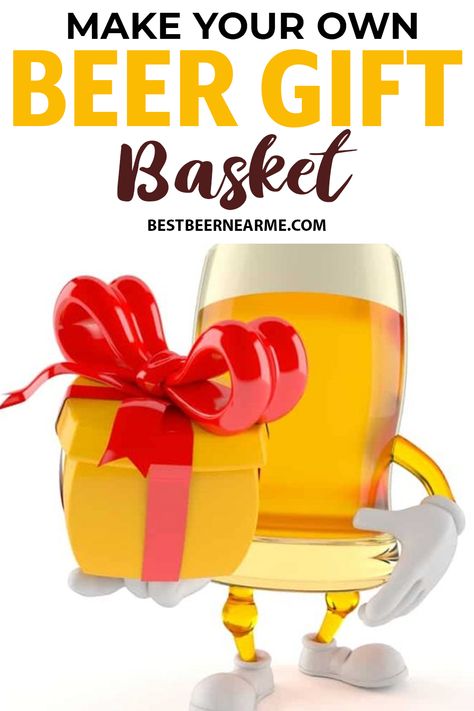 Looking for Ideas for a Beer Gift Basket beyond just beer? Check out items to make the perfect beer gift basket for yourself or others. Craft Beer Basket Ideas, Beer Basket Ideas For Men, Beer Box Gift Ideas, Beer Gift Basket For Men, Beer Related Gifts, Beer Gift Basket, Beer Gifts Basket, Beer Basket, Beer Accessories